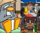 Sensei Dojo çok bilge penguen yaşıyor ve ninja penguenleri olmalarını öğretiyor